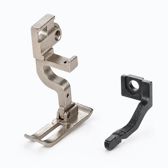 Single-sided edge-topstitching presser foot, left, 1 mm.