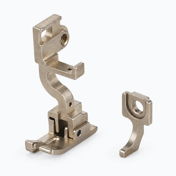 Edge-guided presser foot, left, 2 mm; rear feed.