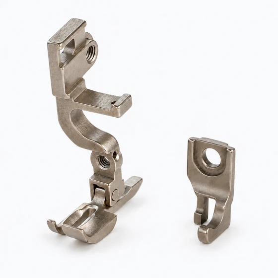 Zipper-attaching presser foot, left, 3 mm.