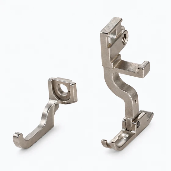 Zipper-attaching presser foot, right, 3 mm.
