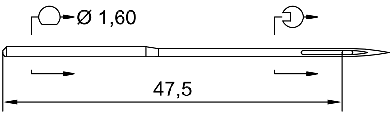 SCHMETZ 110 S TOP SPEC. · схема или вид иглы
